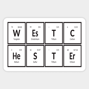 Westchester | Periodic Table Sticker